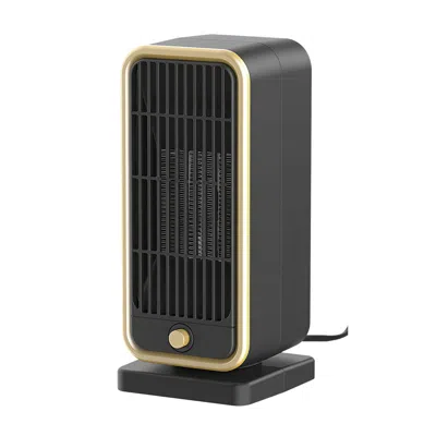 Global Bazaar Portable Electric Heater - 500w Ptc Ceramic, Overheating Protection, Tip Over Safety, 3s Heating - I