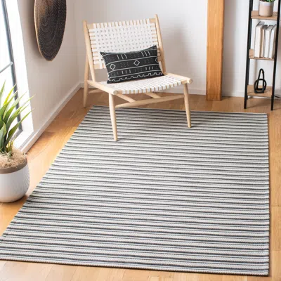 Safavieh Augustine Machine Made Area Rug, Black / Light Grey Contemporary Style Easy Care In Black