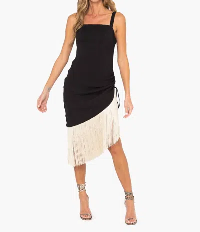 Jbq Willow Midi Dress In Black In Black