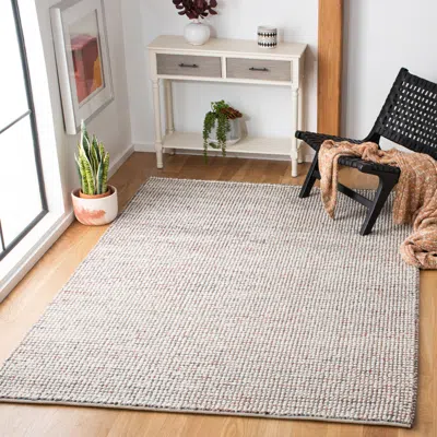 Safavieh Vermont Hand Made Area Rug, Ivory / Grey Solid / Tonal Style In Neutral