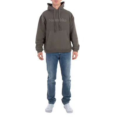 Nanushka Organic Recycled Cotton Ever Hoodie In Gray
