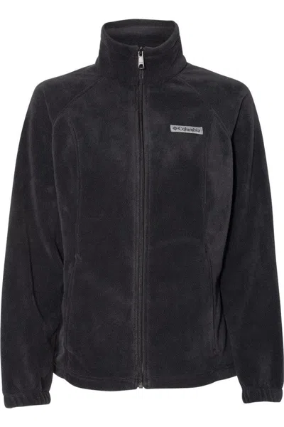 Columbia Womens Benton Springs Fleece Full-zip Jacket In Black