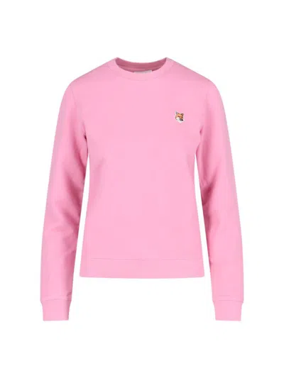 Maison Kitsuné Fox Head Crew Neck Sweatshirt