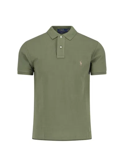 Polo Ralph Lauren T-shirt Collared Short Sleeves In Green