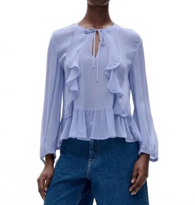 Baum Und Pferdgarten Mikaela Blouse In Tempest Blue In Blue