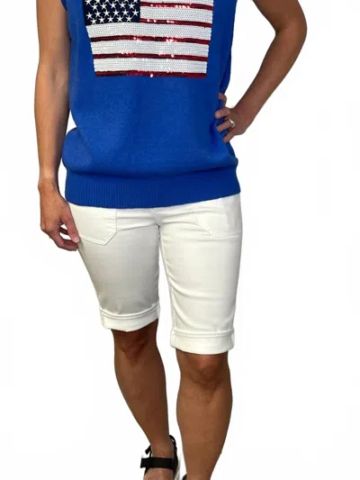 Democracy Women's Ab Solution Bermuda Short In White