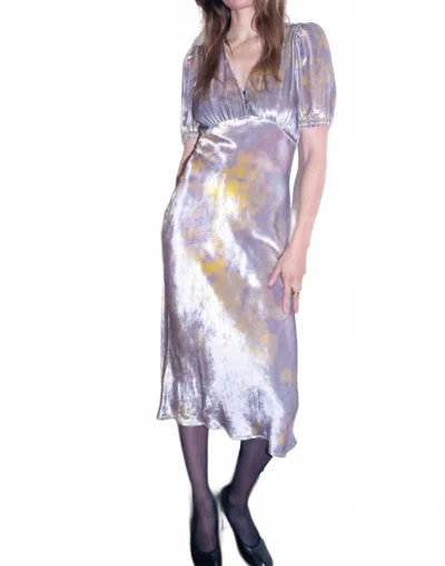 Raquel Allegra Women's Bella Dress In Ether In Purple