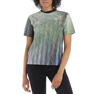 Off-white Short-sleeve Crewneck T-shirt In Multi