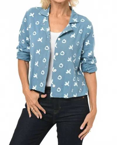 Tulip Clothing Pablo Jacket In Spa Blue Xo