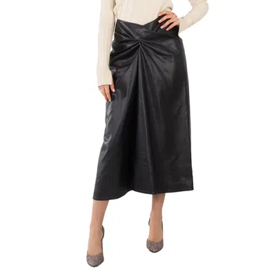 Stella Mccartney Ladies Black Knotted Midi Skirt In Black