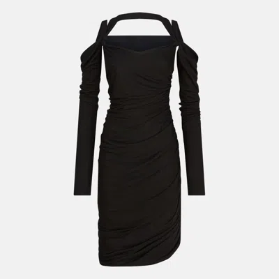 Attico Midi Dress In Black