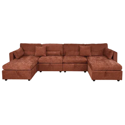 Streamdale Furniture Streamdale Chenille Fleece Sofa - 500lb Capacity, Easy Assembly