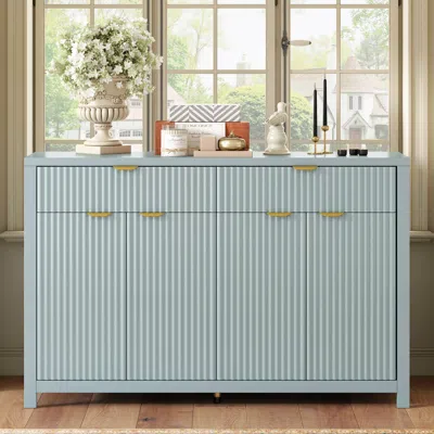 Streamdale Furniture Streamdale Wave-pattern Sideboard Cabinet