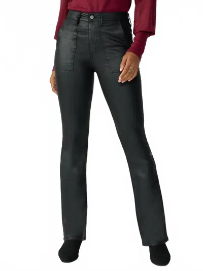 Sanctuary Birdy Semi High Rise Flare Pants In Black In Black