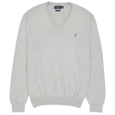 Polo Ralph Lauren Light Gray Classic-fit V-neck Pullover