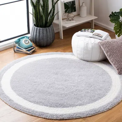 Safavieh Vermont Hand Made Area Rug, Grey / Ivory Contemporary Style In Gray
