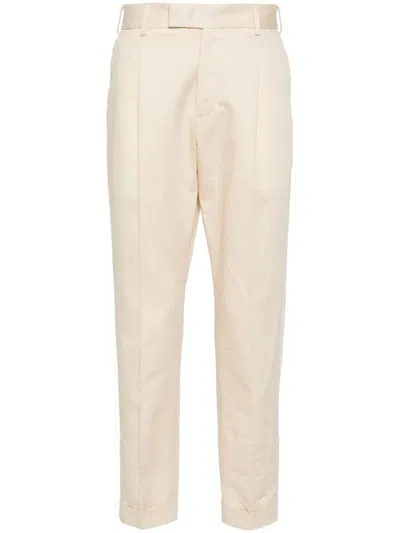 Pt Torino Trousers In Neutral