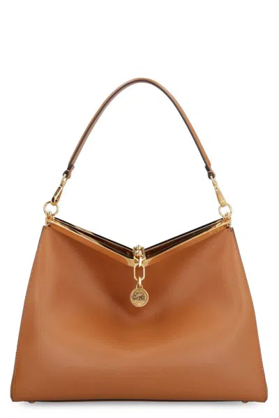 Etro Vela Leather Shoulder Bag