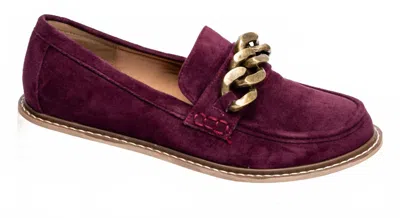 Corkys Footwear Women's Literally Faux Suede Loafers In Wine
