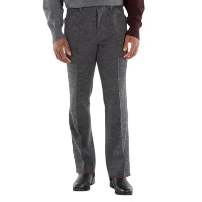 Kolor Men's Charcoal Gray Tailored Straight Leg Trousers In Gray