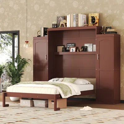 Streamdale Furniture Streamdale Murphy Bed With Wardrobes & Shelves
