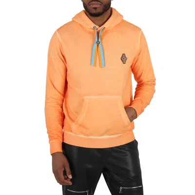 Marcelo Burlon County Of Milan Marcelo Burlon Sunset Cross Regular Sweatshirt In Orange