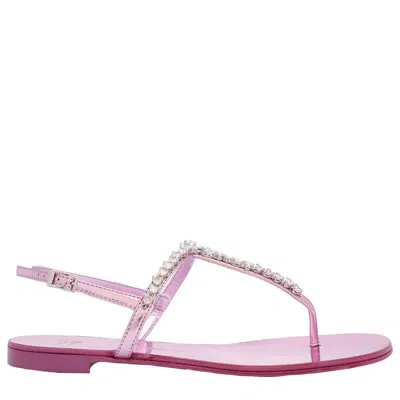 Giuseppe Zanotti Minnah Open Toe Embellished Sandals