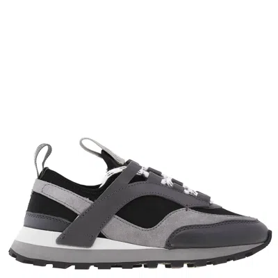 Ferragamo Ladies Chunky Pull-on Hybrid Sneakers In Black