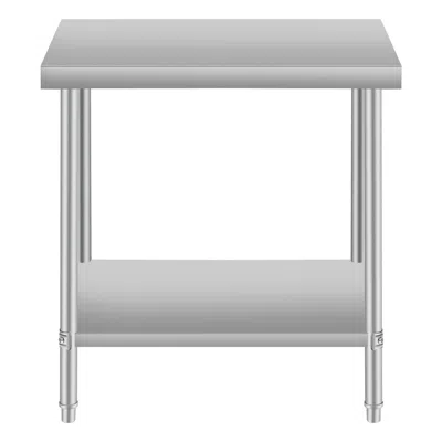 Streamdale Furniture Streamdale 24"x18" Stainless Steel Kitchen Prep Table W/ Under Shelf