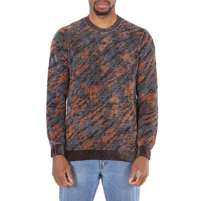 Emporio Armani Men's Camouflage Patterned Jumper In Multi