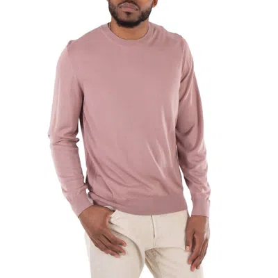 Hugo Boss Boss Man Sweater Pastel Pink Size S Virgin Wool In Pink