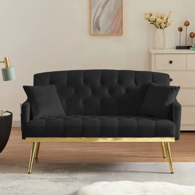 Streamdale Furniture Streamdale Black 2 Seater Sofa