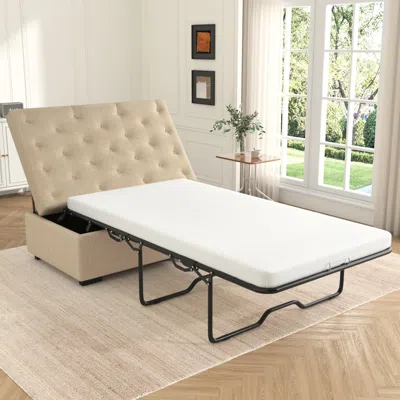 Streamdale Furniture Streamdale Folding Sofa Bed Ottoman