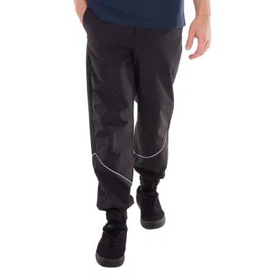 Maison Kitsuné Maison Kitsune Fox Patch Polyamide Technical Trousers In Black