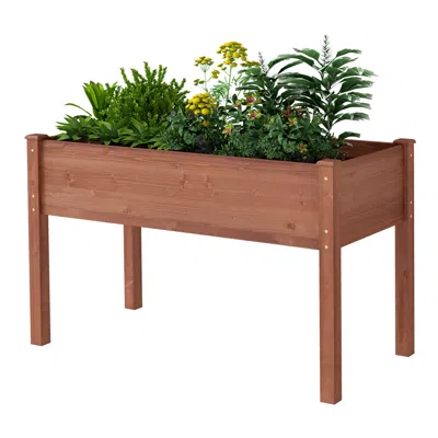 Streamdale Furniture Streamdale Raised Garden Bed With Legs - 48x24x30"
