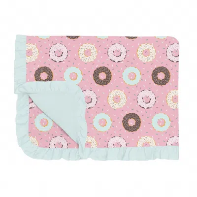 Kickee Ruffle Toddler Blanket In Cake Pop Donuts And Sprinkles