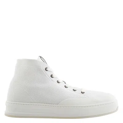 Tod's Knit & Leather High-top Sneaker