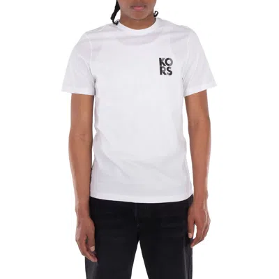 Michael Kors Logo Print Transistor T-shirt In White