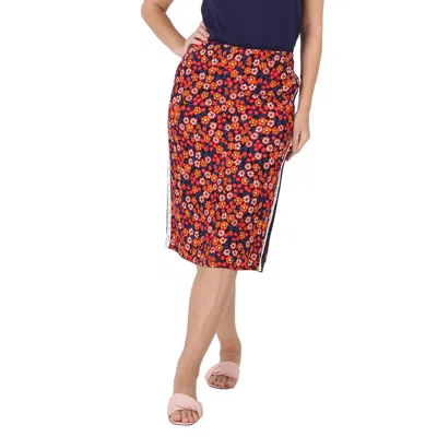 Marni Ladies Floral-print Straight Skirt In Multi