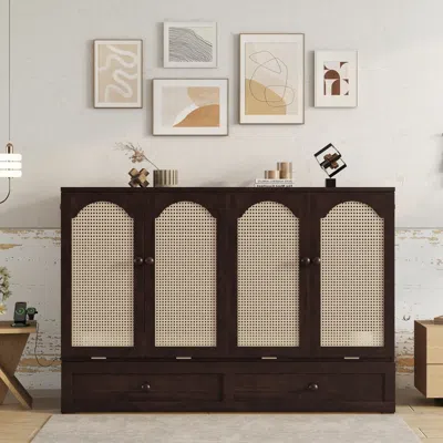 Streamdale Furniture Streamdale Queen Murphy Bed - Espresso