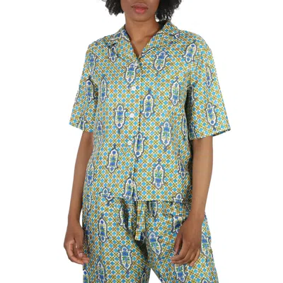La Doublej La Double J Ladies Santachiara Twill Silk Boxy Shirt