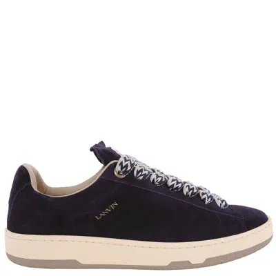 Lanvin Curb Lite Suede Low-top Sneakers