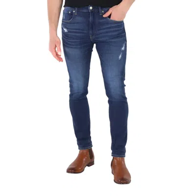 Calvin Klein Soft Taper Fit Jeans In Blue
