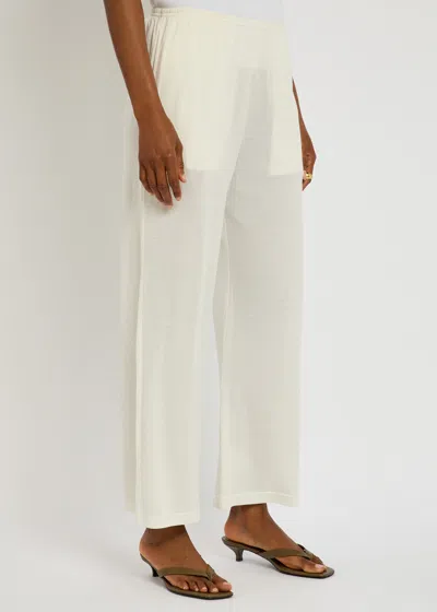 Totême Toteme Silk-blend Pyjama Trousers