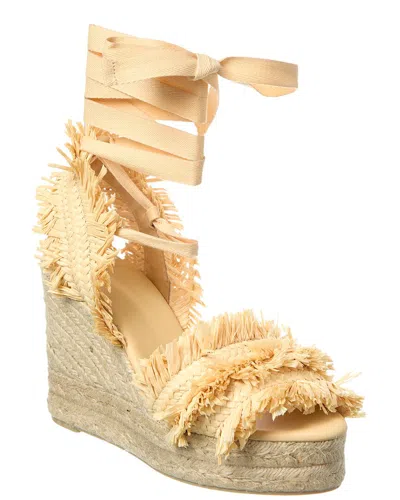 Castaã±er Belisa Raffia Wedge Sandal