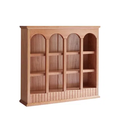 Streamdale Furniture Streamdale Cherry Wood Storage Rack & Cup Holder