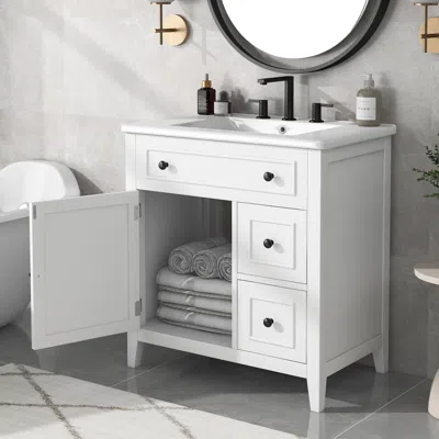 Streamdale Furniture Streamdale 30" Bathroom Vanity With Sink