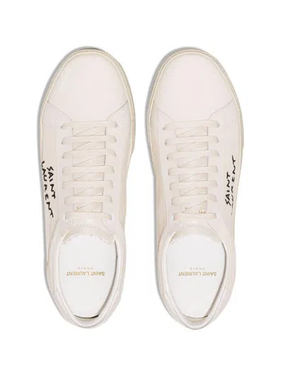 Saint Laurent Court Sl/06 Canvas Sneakers