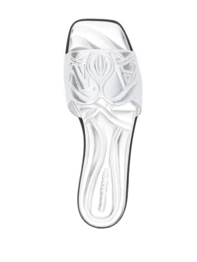 Alexander Mcqueen Seal Leather Sandals