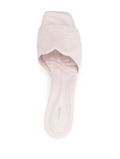 Alexander Mcqueen Seal Leather Mules
